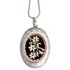 Purchase Black Floral Lockets