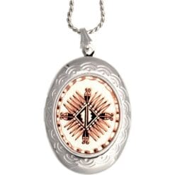 Southwestern Star Design Locket