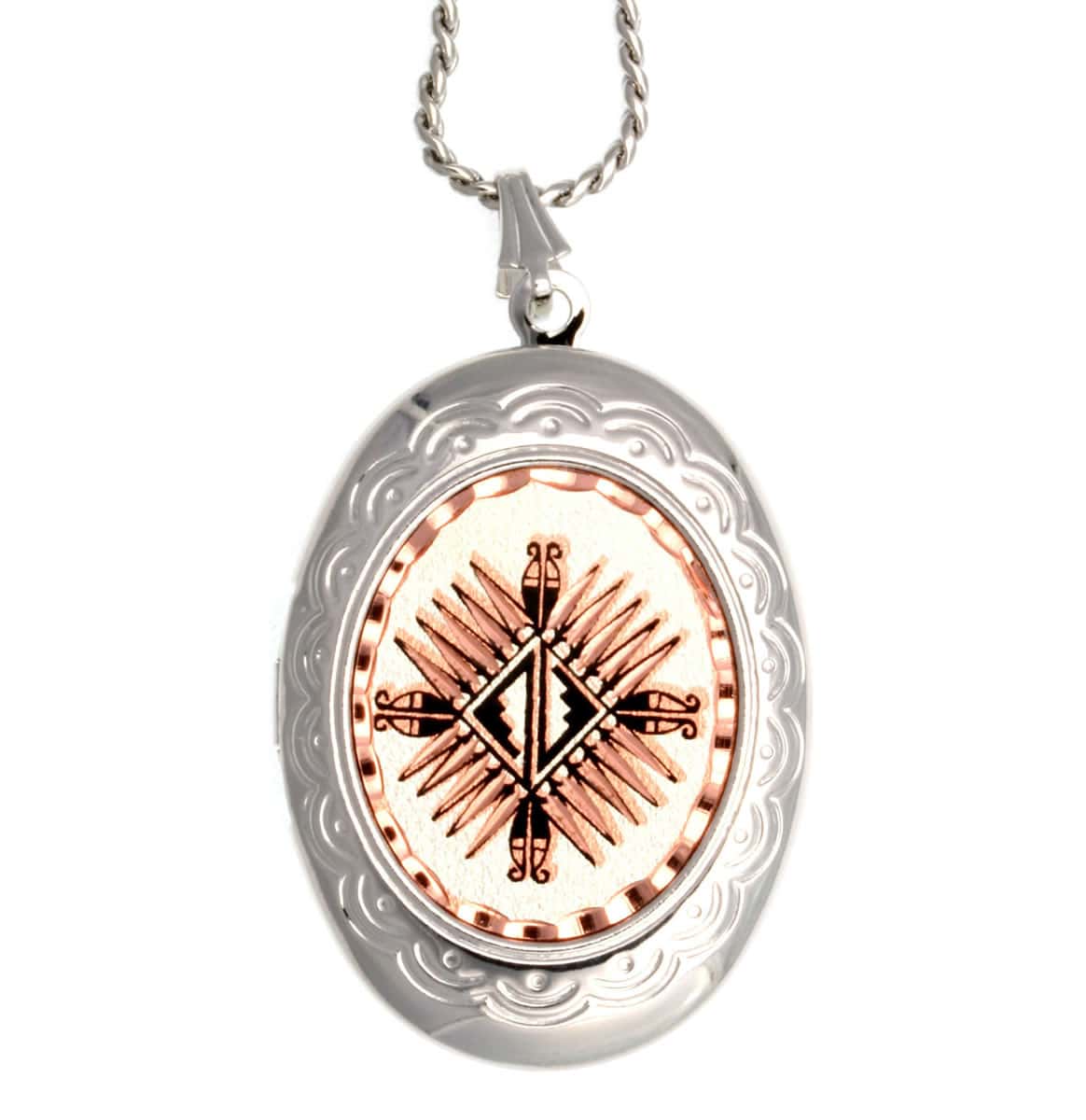 Native American Starburst Locket Native American Starburst Locket