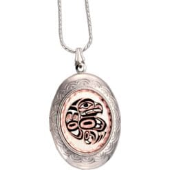 Northwest Native Eagle Totem Locket