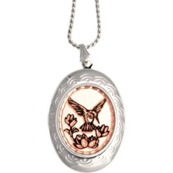 Beautiful Hummingbird Locket For Sale