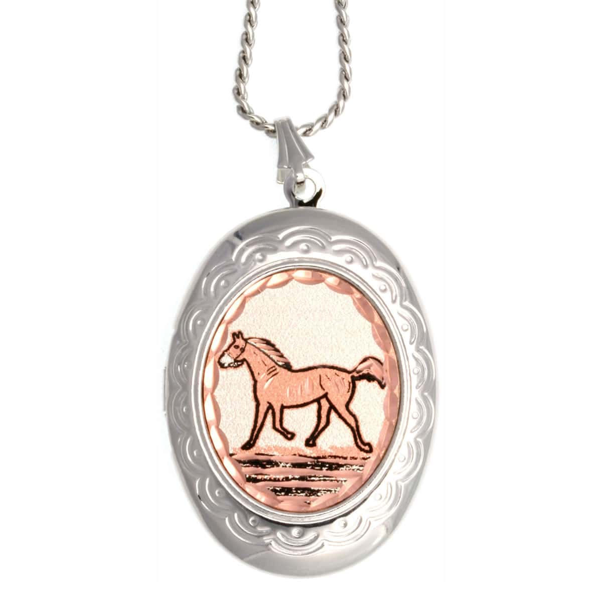 Horse Locket Necklace, Wholesale Unique Jewelry Locket Necklaces