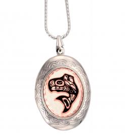 Haida Native Killer Whale Totemic Locket