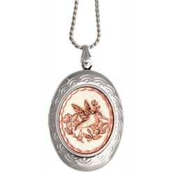 Hummingbird Locket Necklace For Sale