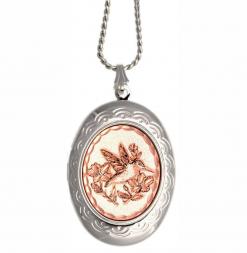 Handcrafted Beautiful Hummingbird Locket