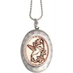 Hummingbird Locket Necklace