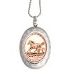 Handmade Horse and Foal Animal Locket