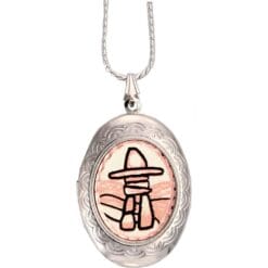 Canadian Inukshuk Handmade Locket