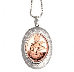 Handmade Dolphin Design Locket