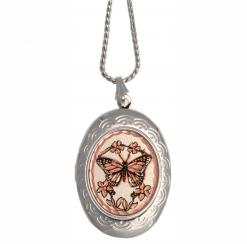 Handmade Monarch Butterfly Locket
