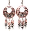 Haida Dangle Bear Earrings