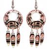 Haida Native Eagle Dangle Earrings Haida Native Eagle Dangle Earrings