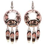 West Coast Native Eagle Earrings