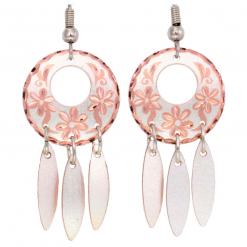 Purchase Unique Copper Flower Dangle Earrings