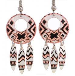 Buy Handmade Native Star Dangle Earrings