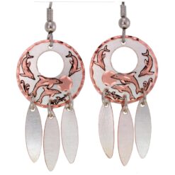 Copper Dolphin Multi Piece Earrings