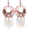 Handmade Wolf Dangle Earrings