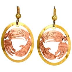 Cut Out NW Native Eagle Earrings
