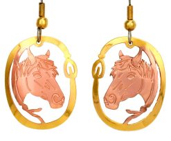 Check Out Horse Earrings Handmade in Western Style