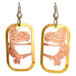 Native Eagle Cut Out Earrings