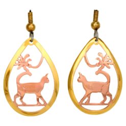 Walking Cat Earrings Unique Jewelry