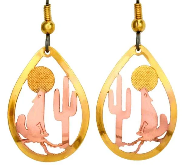 SW Jewelry Coyote Earrings