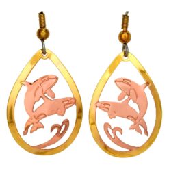 Handmade Unique Earrings, Killer Whale Earrings