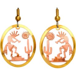 Southwest Native Jewelry Kokopelli Earrings
