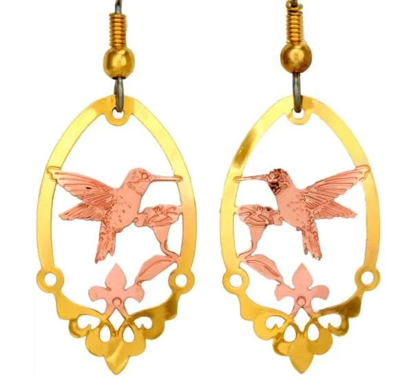 Fancy Hummingbird Earrings