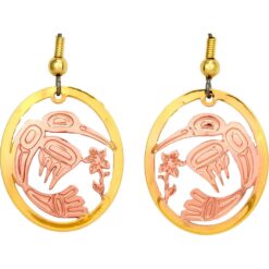 Cut Out Native Hummingbird Earrings