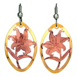 Unique Handmade Lily Earrings