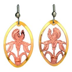 Unique Handmade Iris Earrings