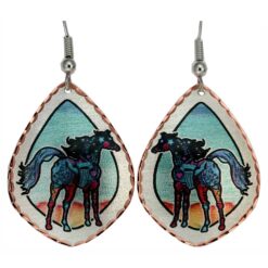 Whimsical Artwork Horse Earrings