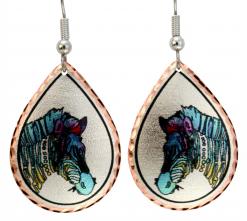 Zebra Earrings Designed by Jo Lynch
