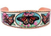 Handmade Butterfly Bracelets in Colorful Artwork