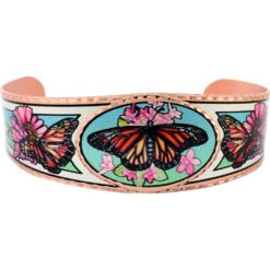 Handmade Butterfly Bracelets in Colorful Artwork