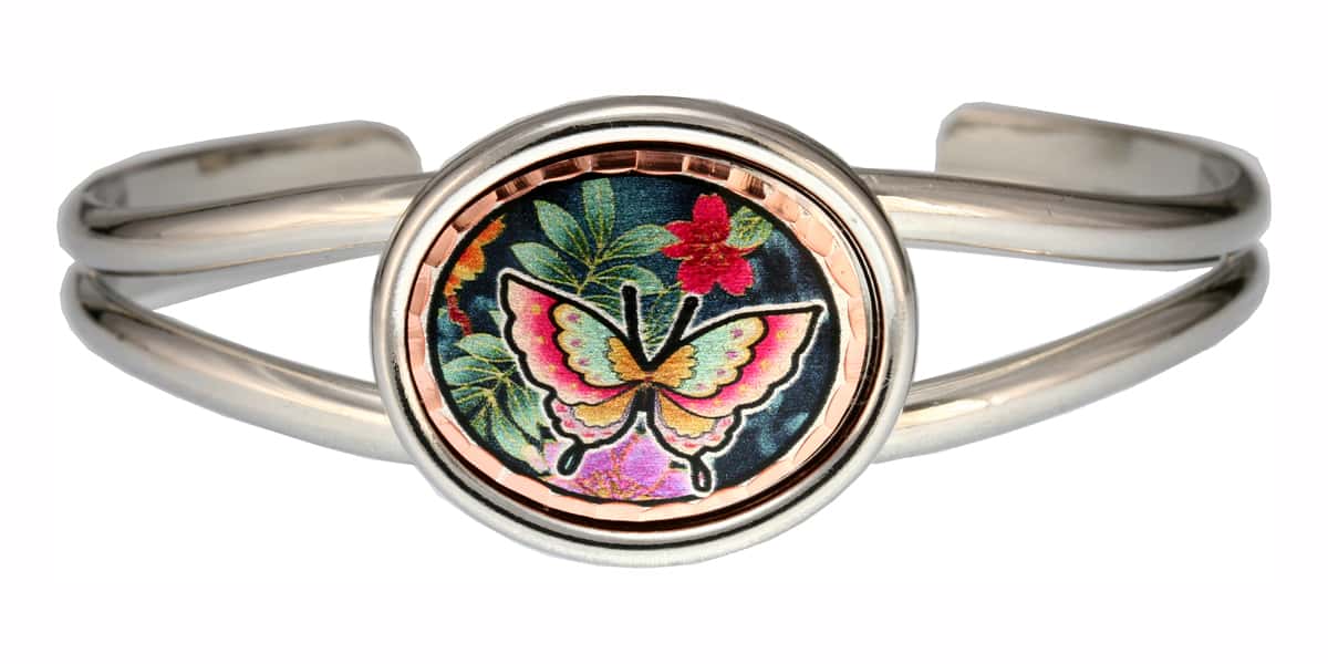 Butterfly Jewelry, Wire Butterfly Bracelets BWC-378