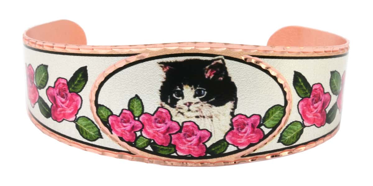 Cat Jewelry, Unique Cat Bracelets with Colorful Artwork