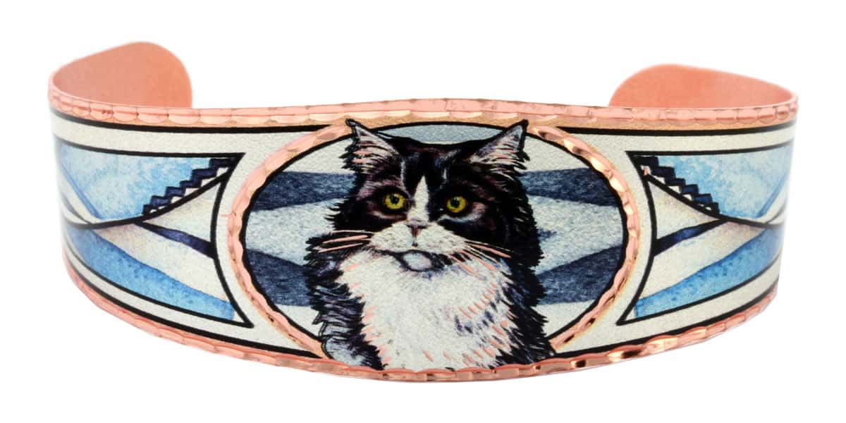 Cat Jewelry, Colorful Art Cat Bracelets