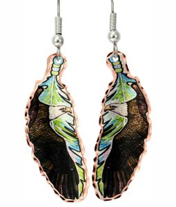 Handmade Jewelry Online Marketing Tips, Eagle Copper Earrings