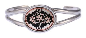 Handcrafted Flower Wire Bracelets