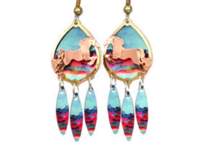 Wholesale Horse Jewelry, Cut Out Horse Earrings