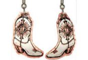 Western Style Jewelry, Cowboy Boots Earrings Unique Western Jewelry, Cowboy Boots Earrings