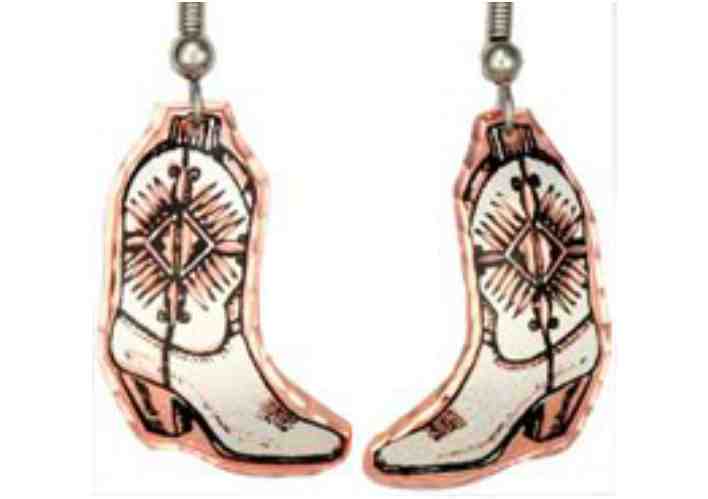 Western Style Jewelry, Cowboy Boots Earrings Western Style Jewelry, Cowboy Boots Earrings