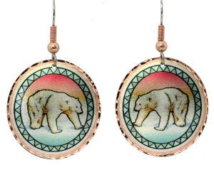Wholesale Wildlife Jewelry Polar Bear Earrings