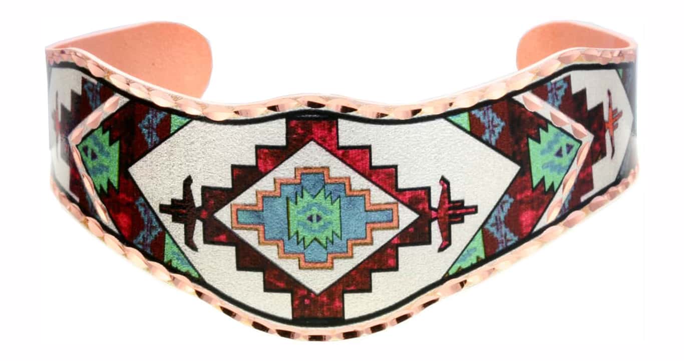 Southwest Native American Jewelry Native Bracelets in Colorful Art