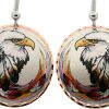 American Bald Eagle with Feathers Earring Designed by Lynn Bean