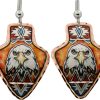 Arrowhead  Shape American Eagle Earrings