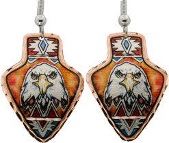 Arrowhead  Shape American Eagle Earrings
