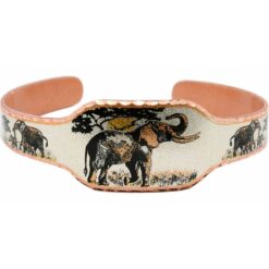 Elephant Bracelets Handmade by Artisans from Copper